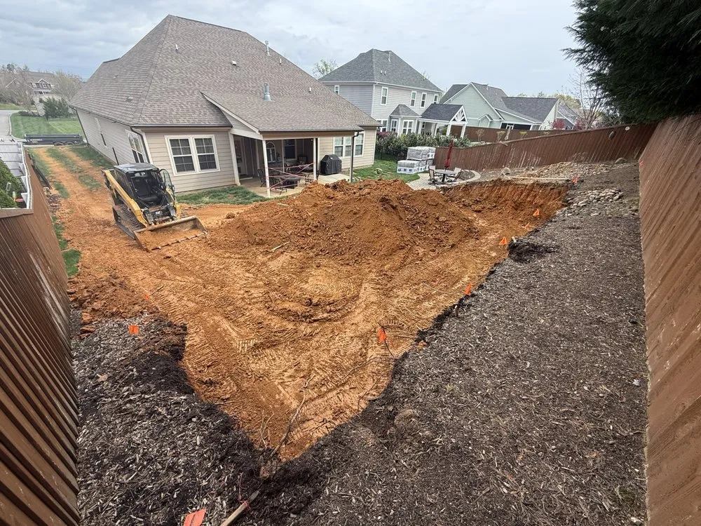 Custom lawn care service with custom design in Clinton, TN by JonseyBoys