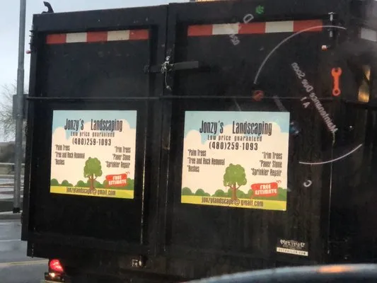 Jonzy's Landscaping Logo