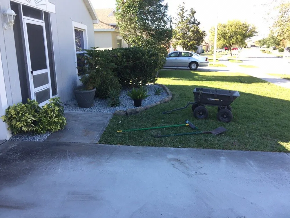 Affordable landscaping services with custom design in Palm Bay, FL by Jordan's Complete Lawn Care & Landscape