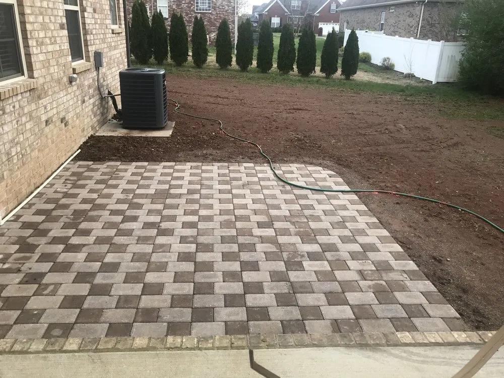 Professional lawn mowing service with custom design in Murfreesboro, TN by Jordan's Landscaping