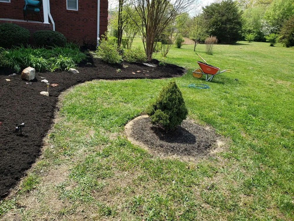 Local landscape installation in Strawberry Plains, TN by Jordans Lawn & Landscaping