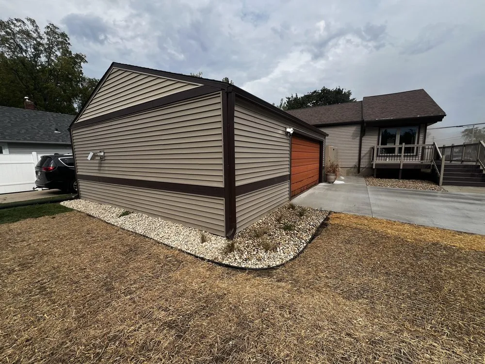 Professional garden landscaping for outdoor upgrades in Beloit, WI by Jorge & Sons Landscaping