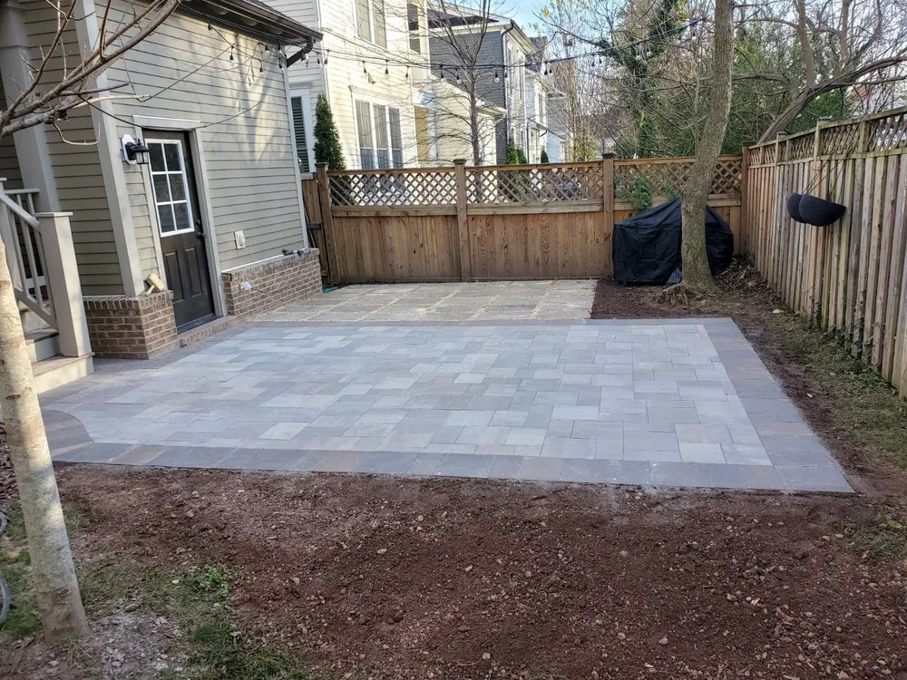 Affordable outdoor landscaping with custom design in Herndon, VA by Jorge Aleman
