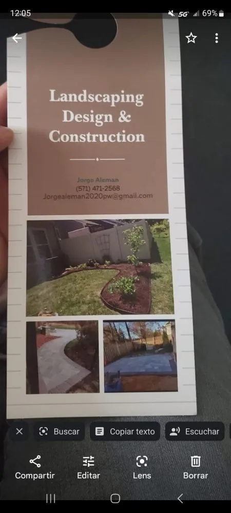 Trusted outdoor landscaping experts serving Herndon, VA - Jorge Aleman