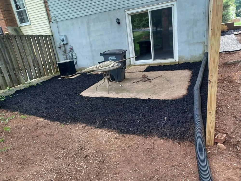 Custom garden landscaping for outdoor upgrades in Herndon, VA by Jorge Aleman