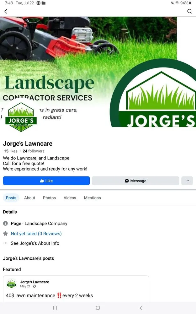 Reliable landscape installation experts serving Conway, SC - Jorge’s Landscaping