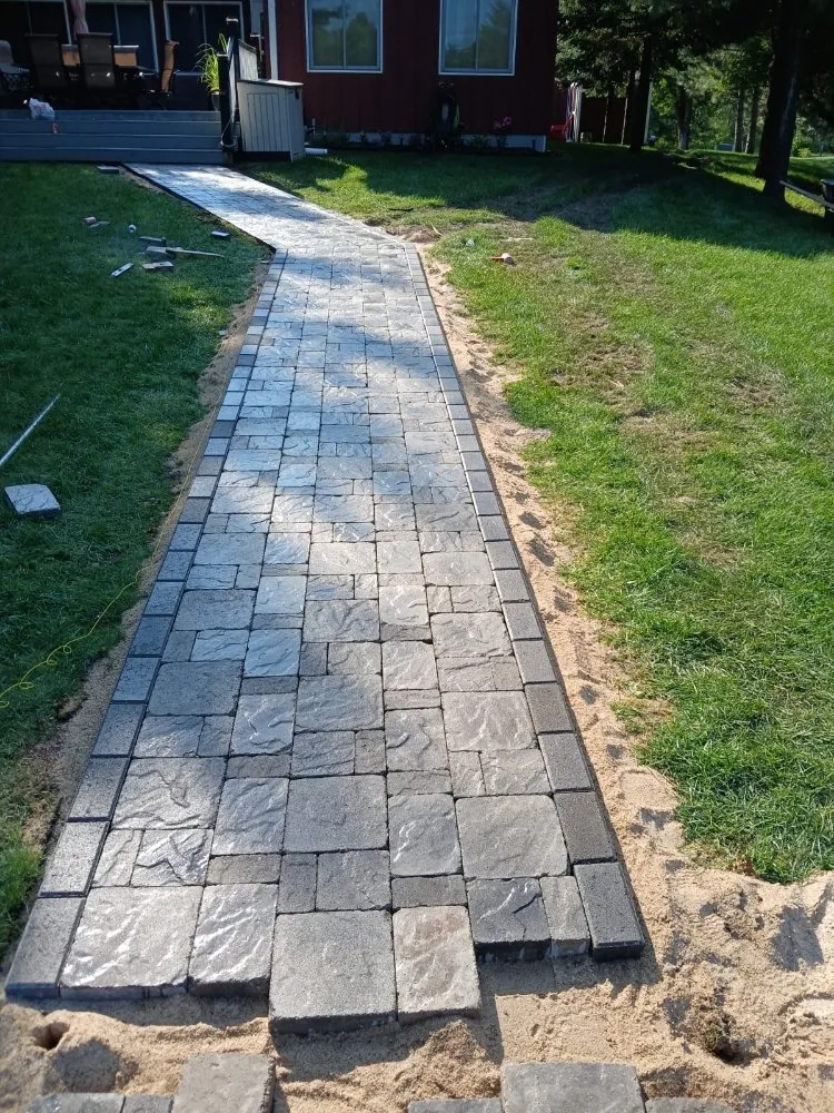 Local landscape installation in Colby, WI by Jorge's Lawn Care