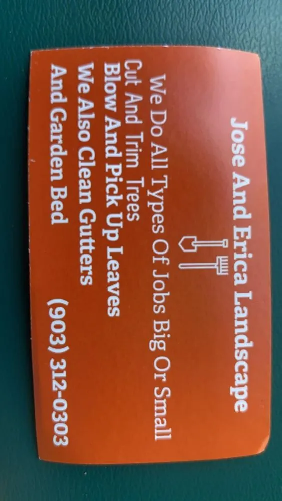 Custom lawn care service in Tyler, TX by Jose And Erica Landscaping