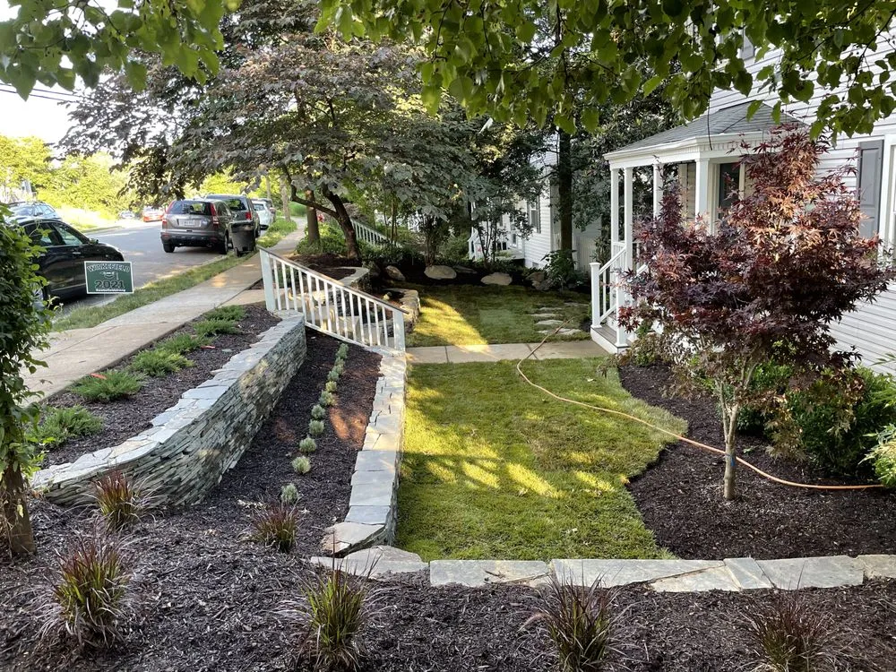 Custom landscape design for outdoor upgrades in Alexandria, VA by Jose de la Cruz Landscaping