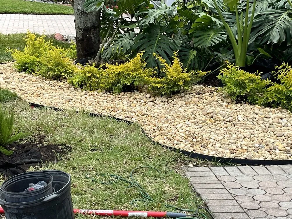 Expert landscape installation with custom design in Homestead, FL by Jose G Mendoza Moreno