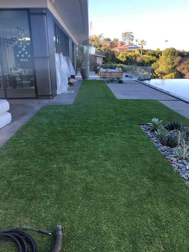 Custom landscape design in Littlerock, CA by Jose Gonzalez Landscape