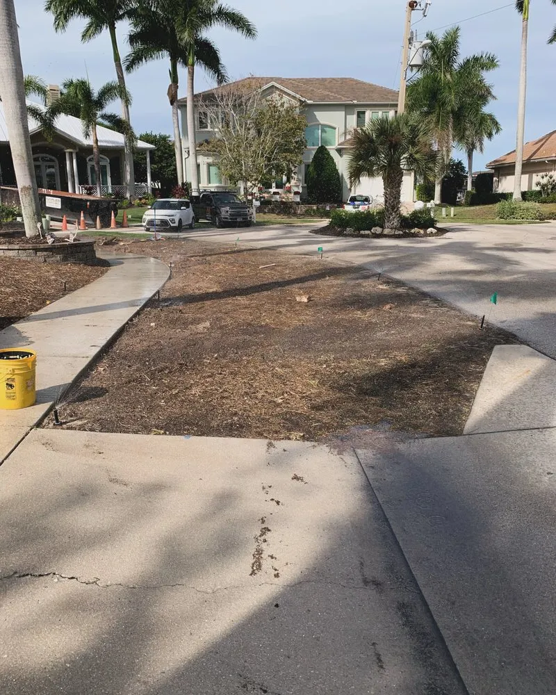 Professional landscape design for homes in Fort Myers, FL by Jose irrigation & more management