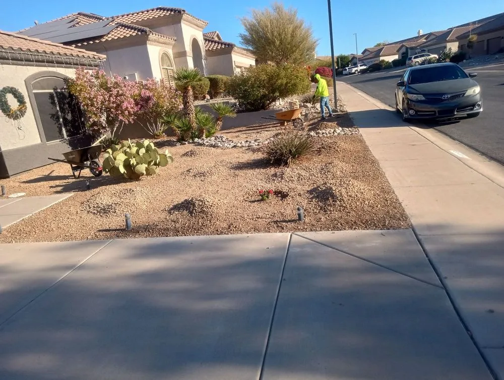 Professional lawn care service with custom design across Avondale, AZ - Jose Landscaping Services