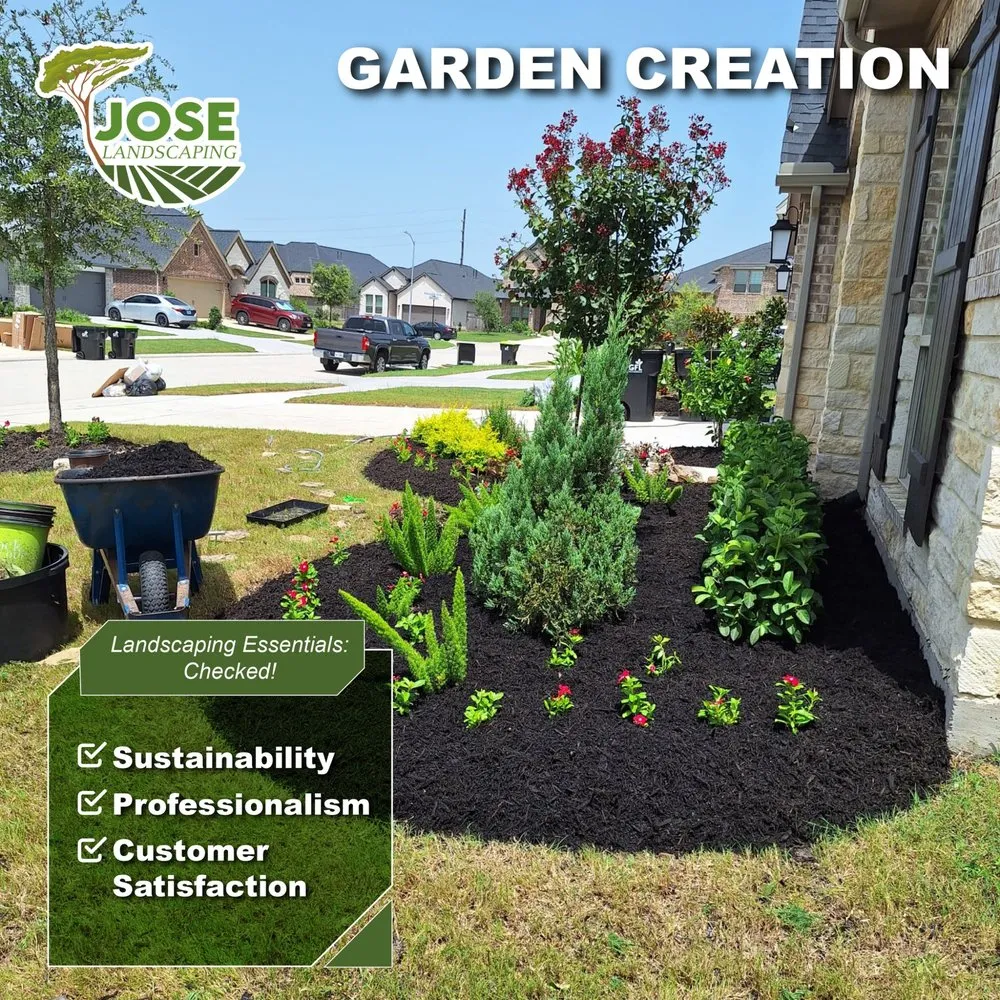 Affordable landscape installation in Richmond, TX - Jose Landscaping Services