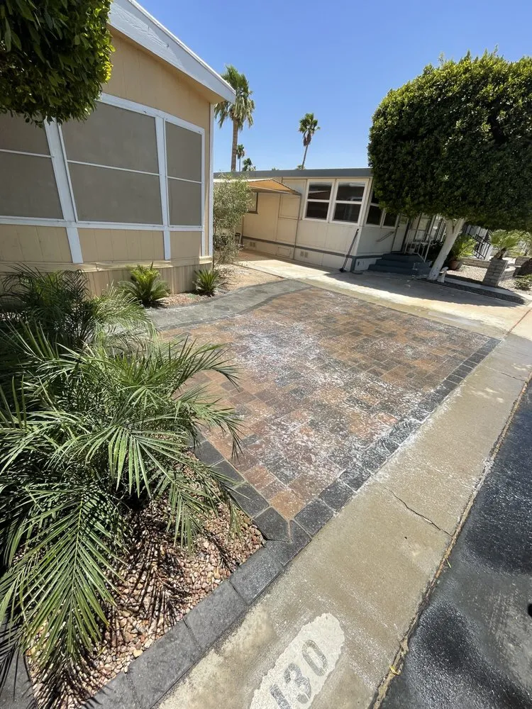 Custom landscape installation in Yuma, AZ - Jose Ledezma Landscaping
