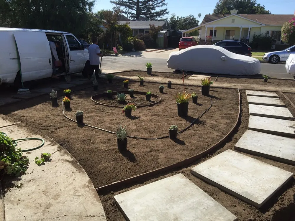 Custom landscape installation for residential properties across Los Angeles, CA - Jose Luis & Son's Landscaping