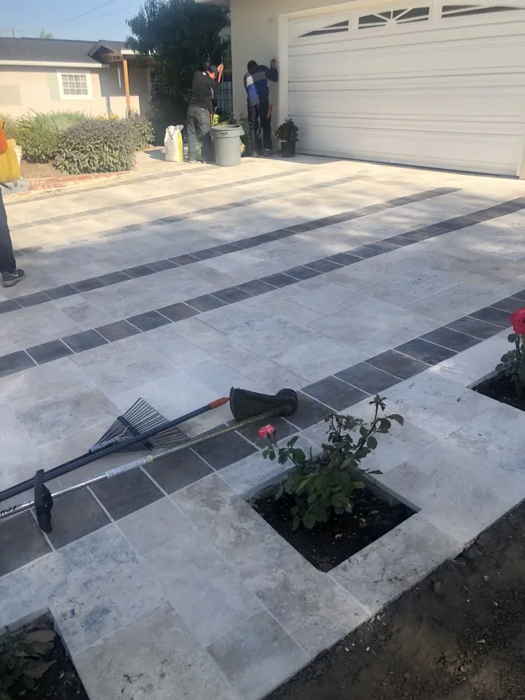 Custom landscape installation with custom design across Redwood City, CA - Jose Luis Landscape