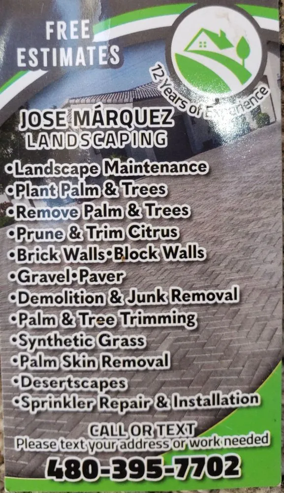 Affordable residential landscaping in Chandler, AZ by Jose Marquez Landscaping