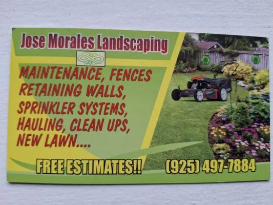 Jose Morales Landscaping Logo