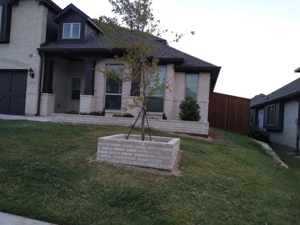 Custom yard maintenance for beautiful yards in Denton, TX by Jose Sotelo Landscaping and Tree service