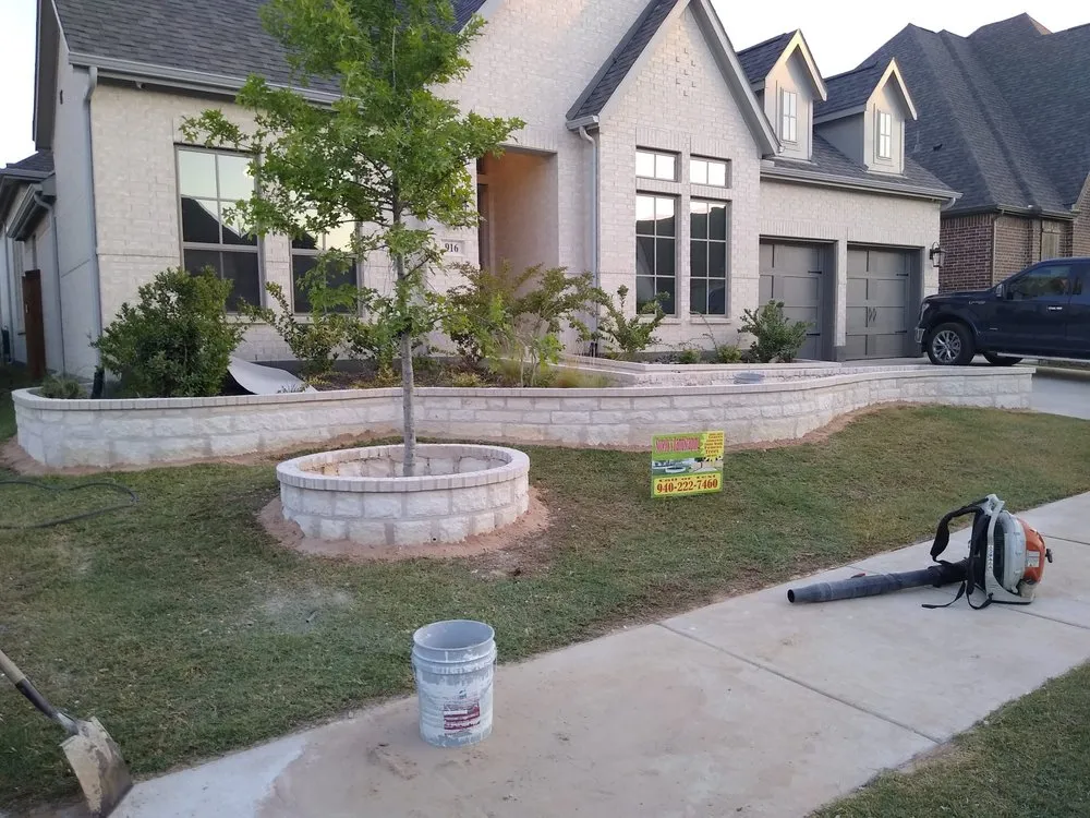 Professional landscaping services with custom design in Denton, TX by Jose Sotelo Landscaping and Tree service