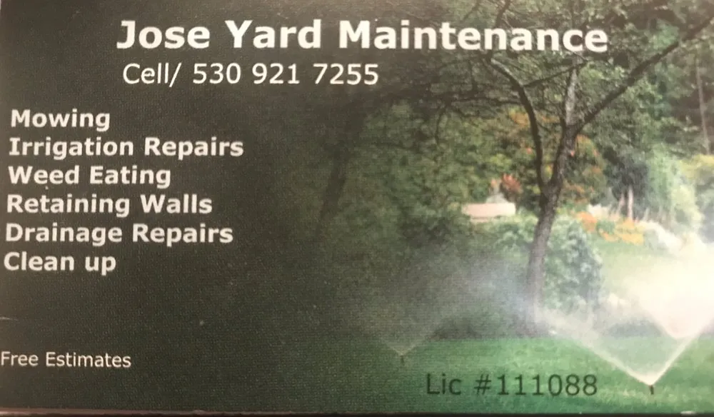 Affordable lawn care service in Auburn, CA - Jose Yard Maintenance
