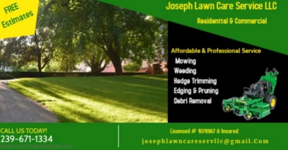 Reliable yard cleanup service experts serving Lehigh Acres, FL - Joseph Lawn Care Service