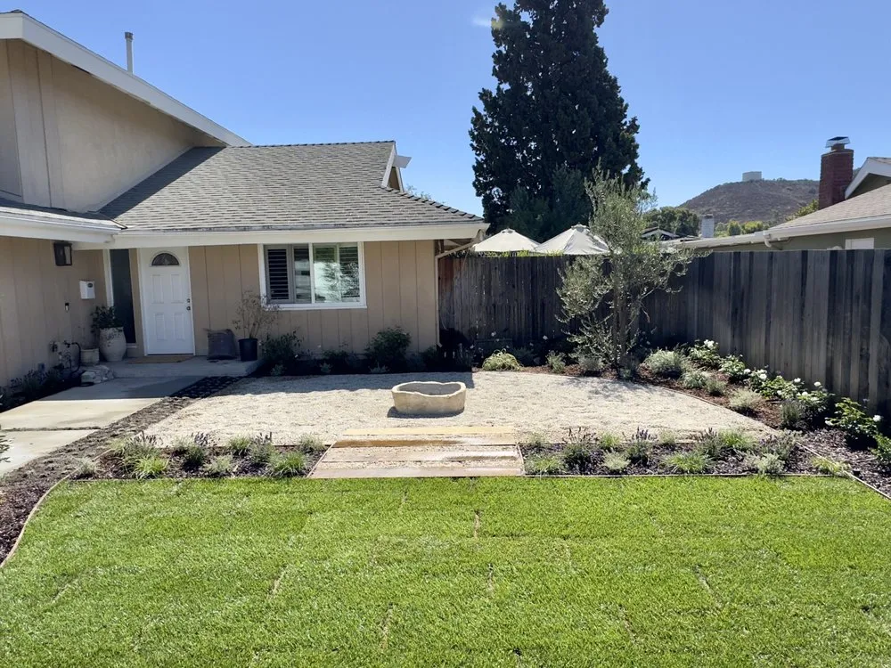 Custom garden landscaping in Oxnard, CA by Jose’s Lawn Service & Hardscaping