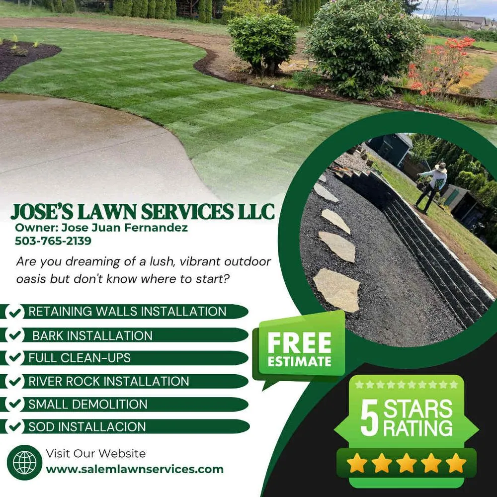 Custom landscaping services in Salem, OR by Jose’s Lawn Service