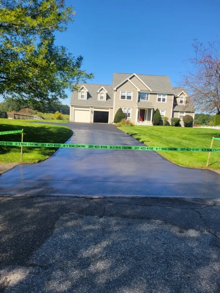 Professional landscape installation in Sanford, ME by Josh Carbone Lawn and Yard Maintenance/ A-1 Sealcoating