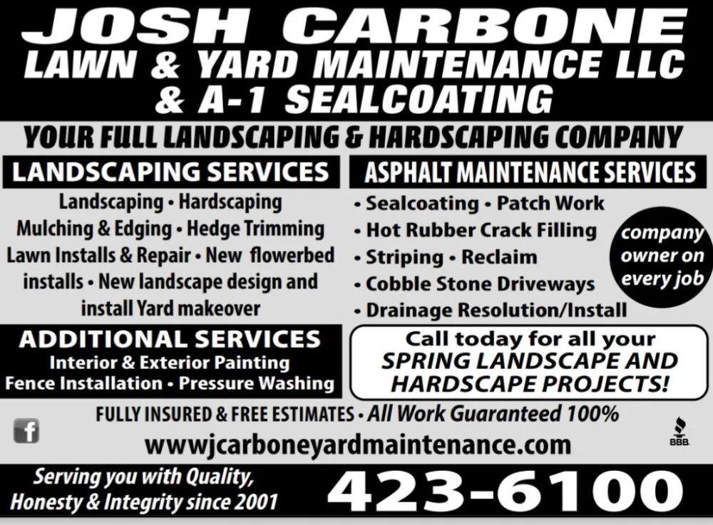 Trusted lawn care service near you across Sanford, ME - Josh Carbone Lawn and Yard Maintenance/ A-1 Sealcoating