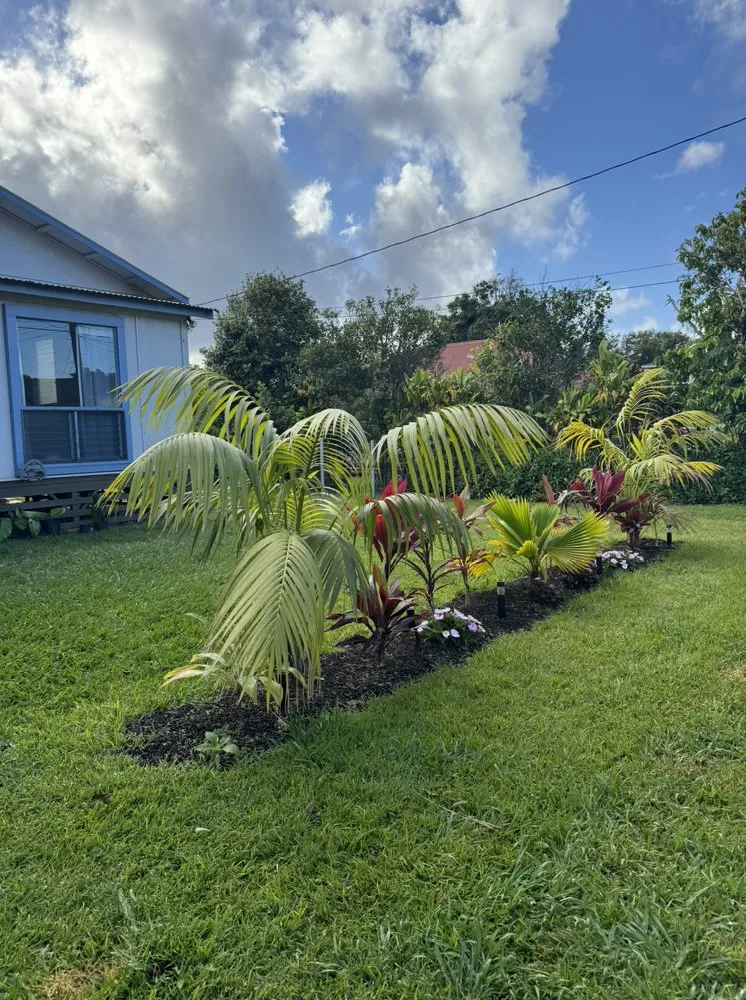 Professional landscape design for year-round maintenance in Kalaheo, HI by Josh Ghig Handy Man & Home Services