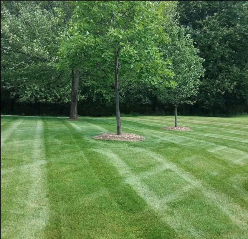 Custom residential landscaping in Michigan Center, MI by Josh Lawn & Landscape
