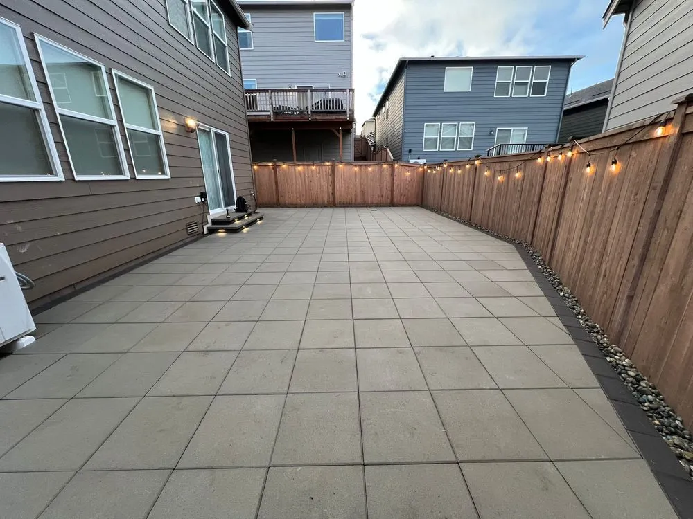 Custom outdoor landscaping in Arlington, WA by Joshua Landscaping