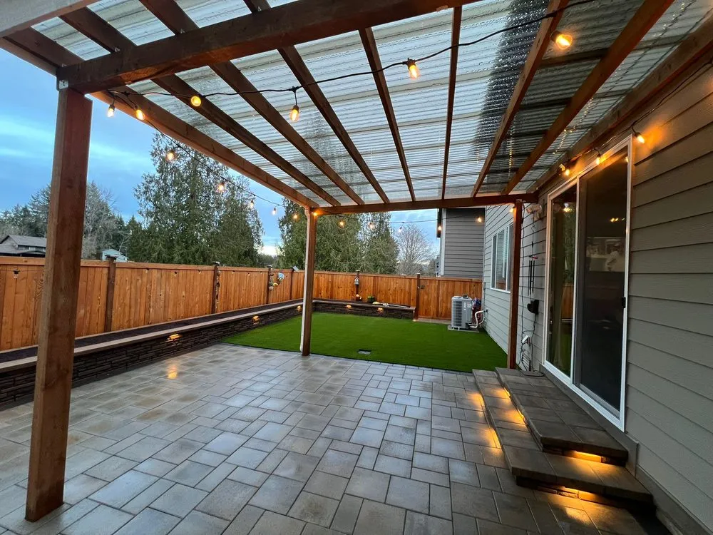 Reliable landscape installation for beautiful yards in Arlington, WA by Joshua Landscaping