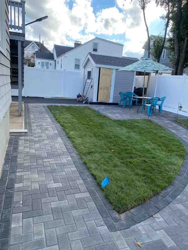 Custom landscape installation with custom design across Revere, MA - Joshua Landscaping