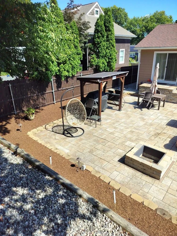 Custom yard cleanup service for outdoor upgrades in Warren, RI by Joshua Services