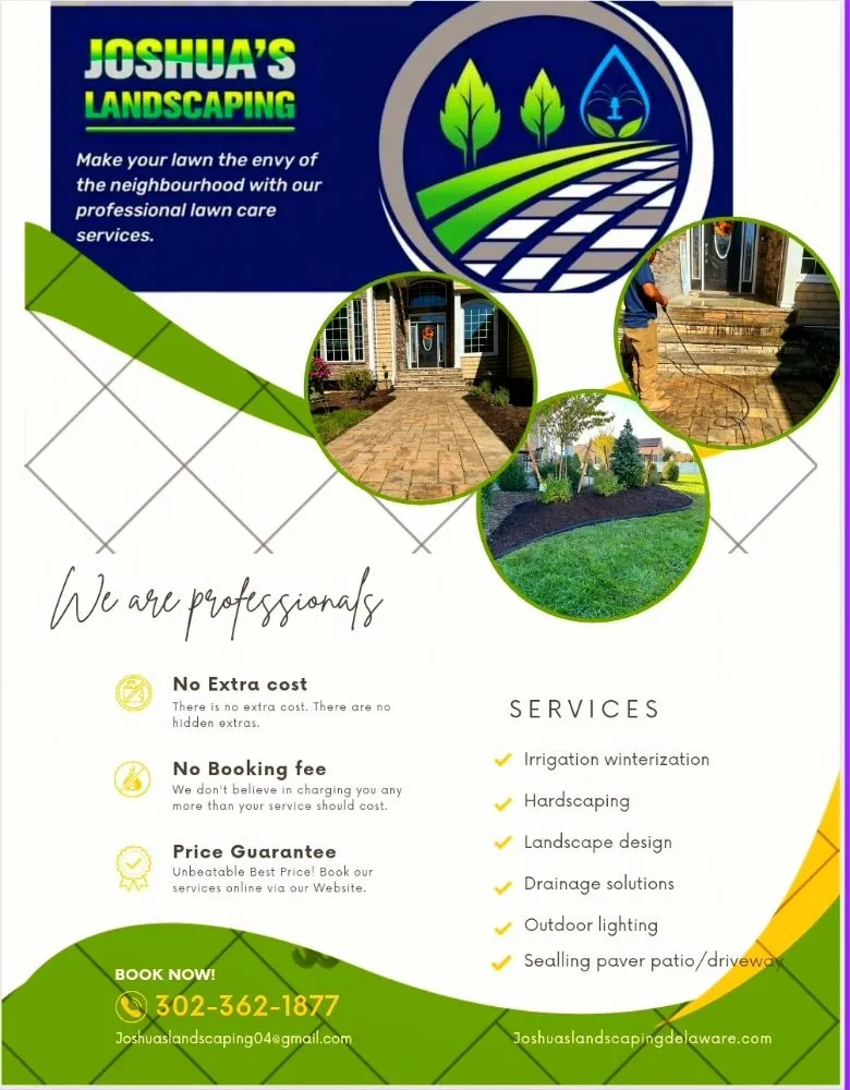 Custom lawn care service in Lewes, DE by Joshua's Landscaping