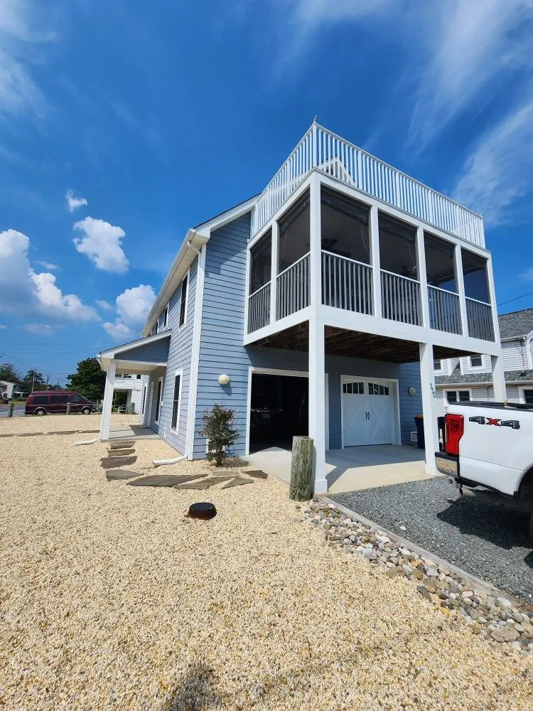 Professional garden landscaping for homes in Lewes, DE by Joshua's Landscaping