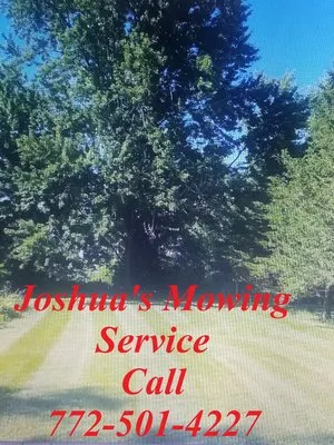 Joshua's Mowing Service Logo