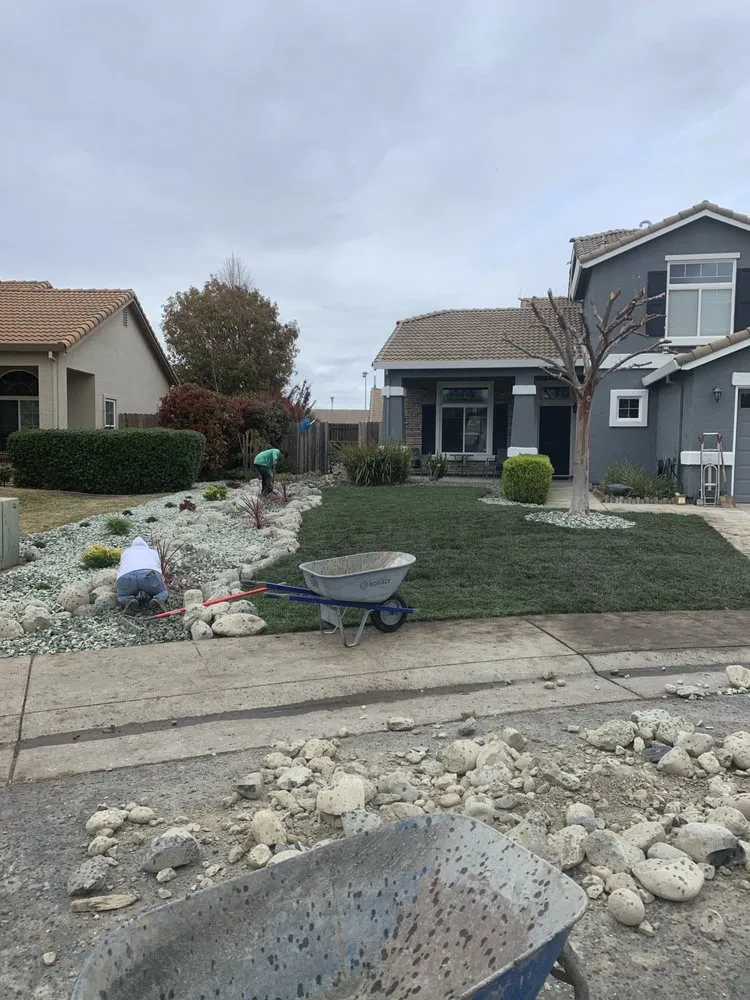 Affordable lawn mowing service in North Highlands, CA by Josue Landscaping Service