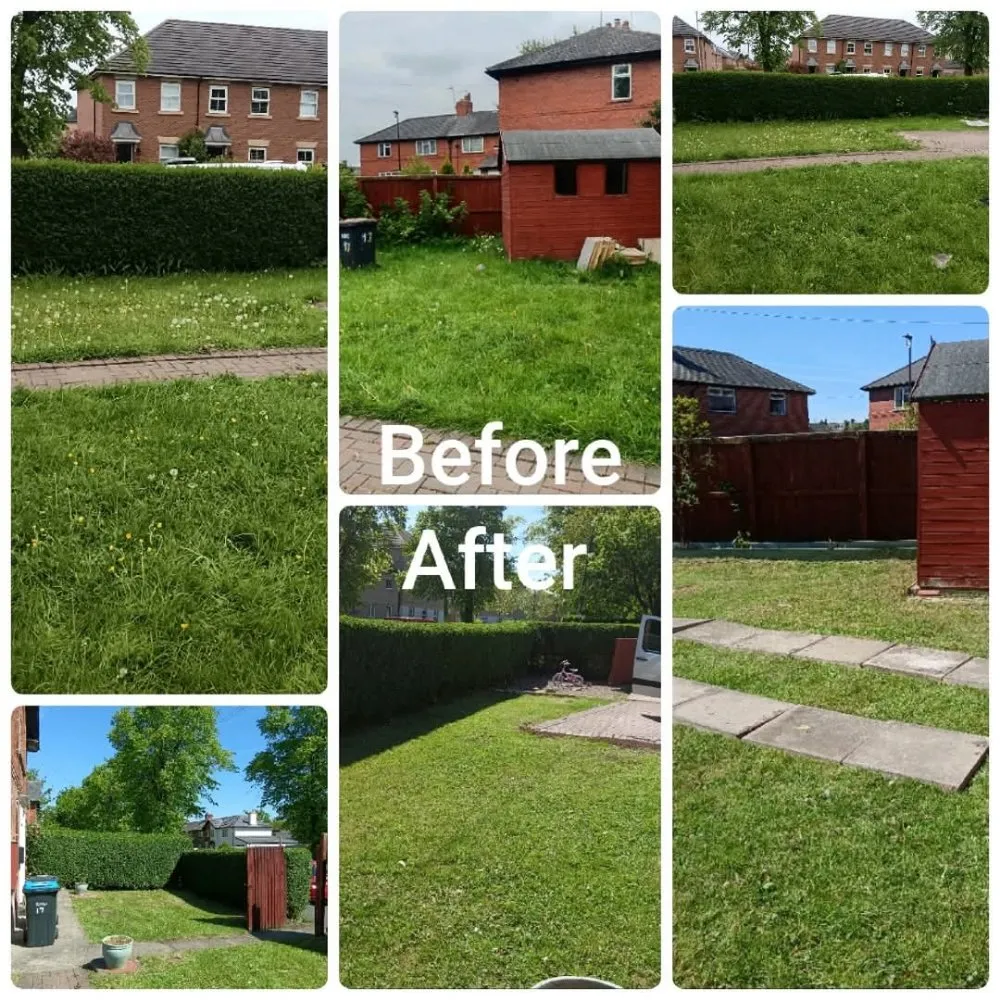 Professional garden landscaping with custom design in Lansing, MI by Joy Lawn Care