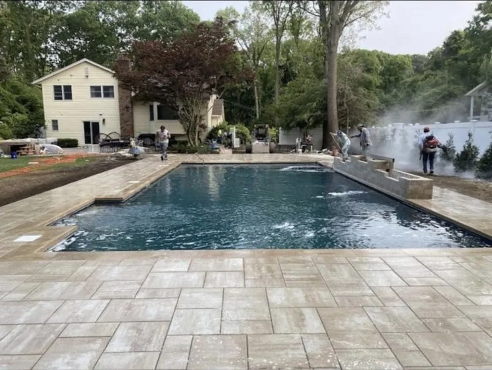 Expert landscape installation for outdoor upgrades in Huntington Station, NY by JP Company
