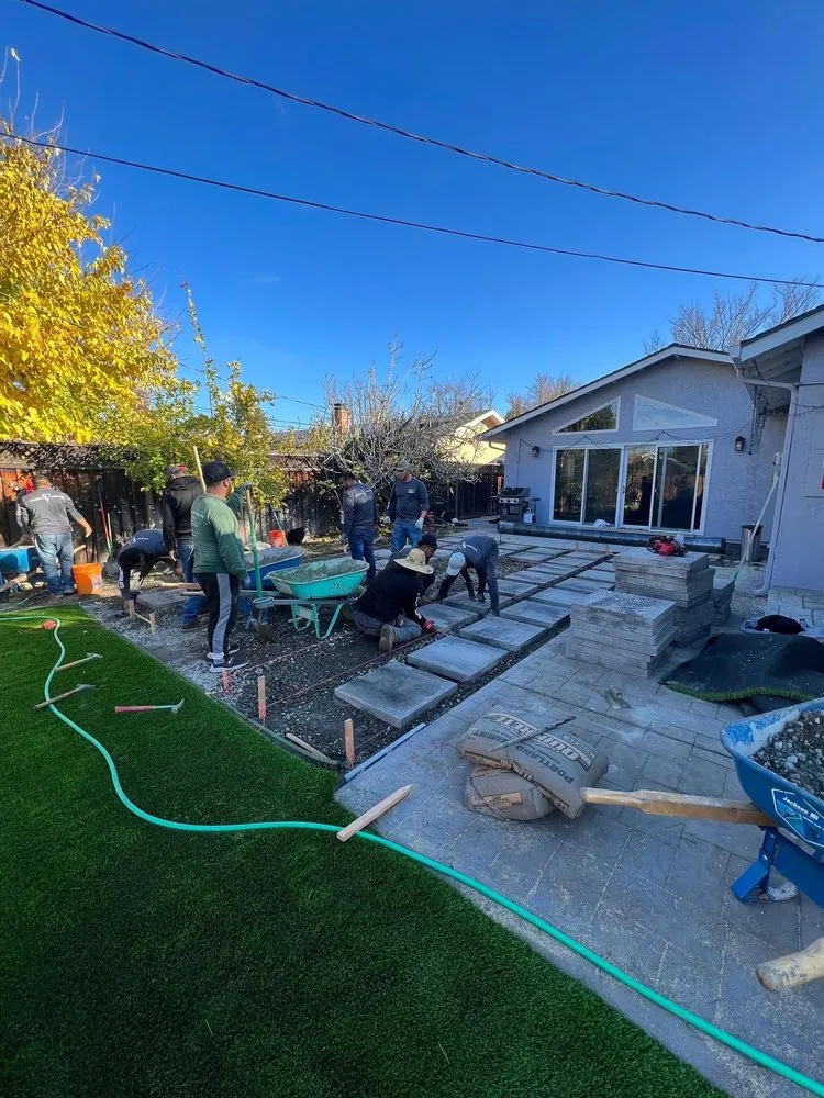 Professional yard cleanup service in Redwood City, CA - JP Concrete And Hardscaping