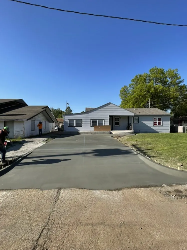 Professional lawn mowing service in Tulsa, OK by JP Concrete