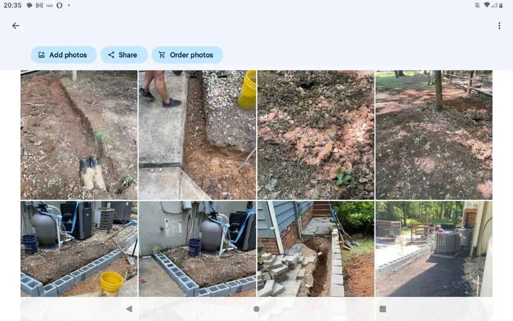 Affordable outdoor landscaping in Stafford, VA by J&P Construction