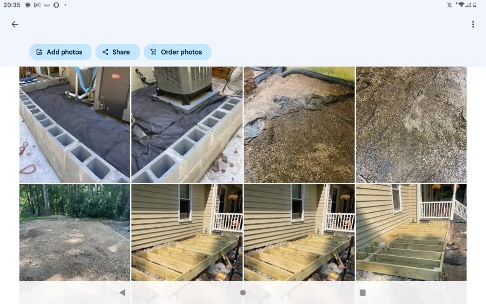 Professional yard cleanup service for year-round maintenance in Stafford, VA by J&P Construction