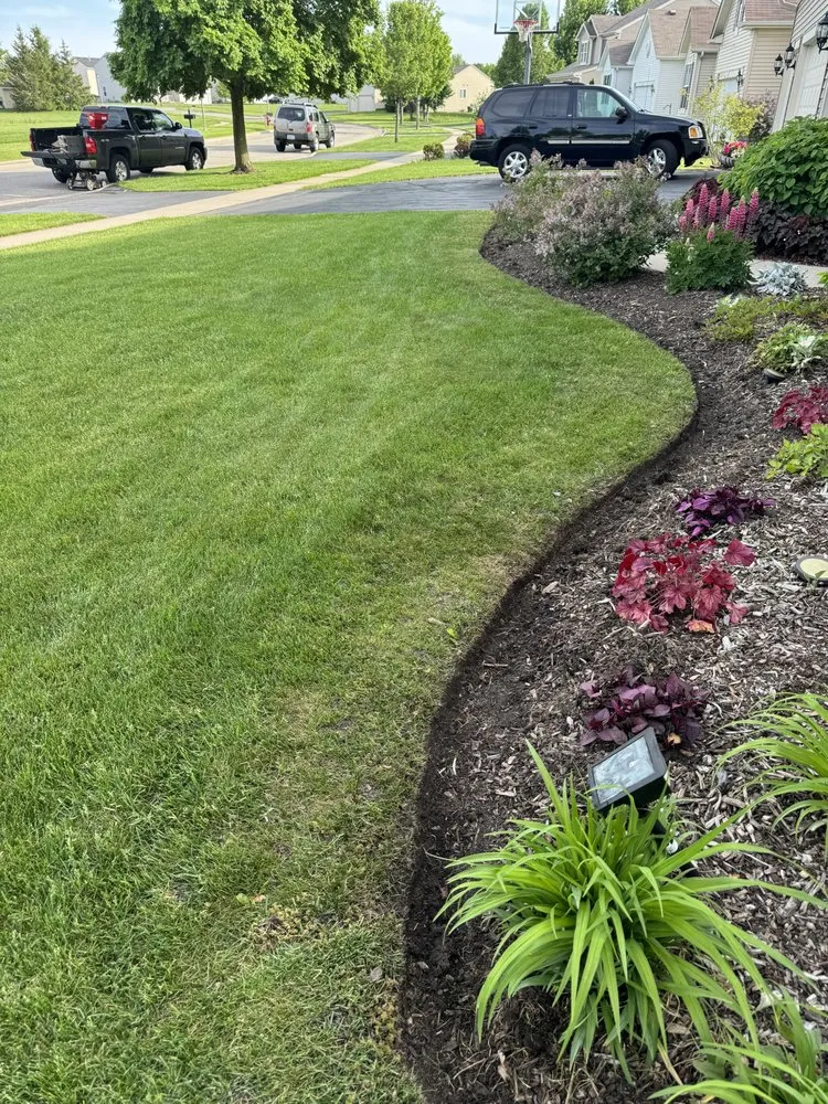 Professional outdoor landscaping in Woodstock, IL by JP Fabian Lawn Care