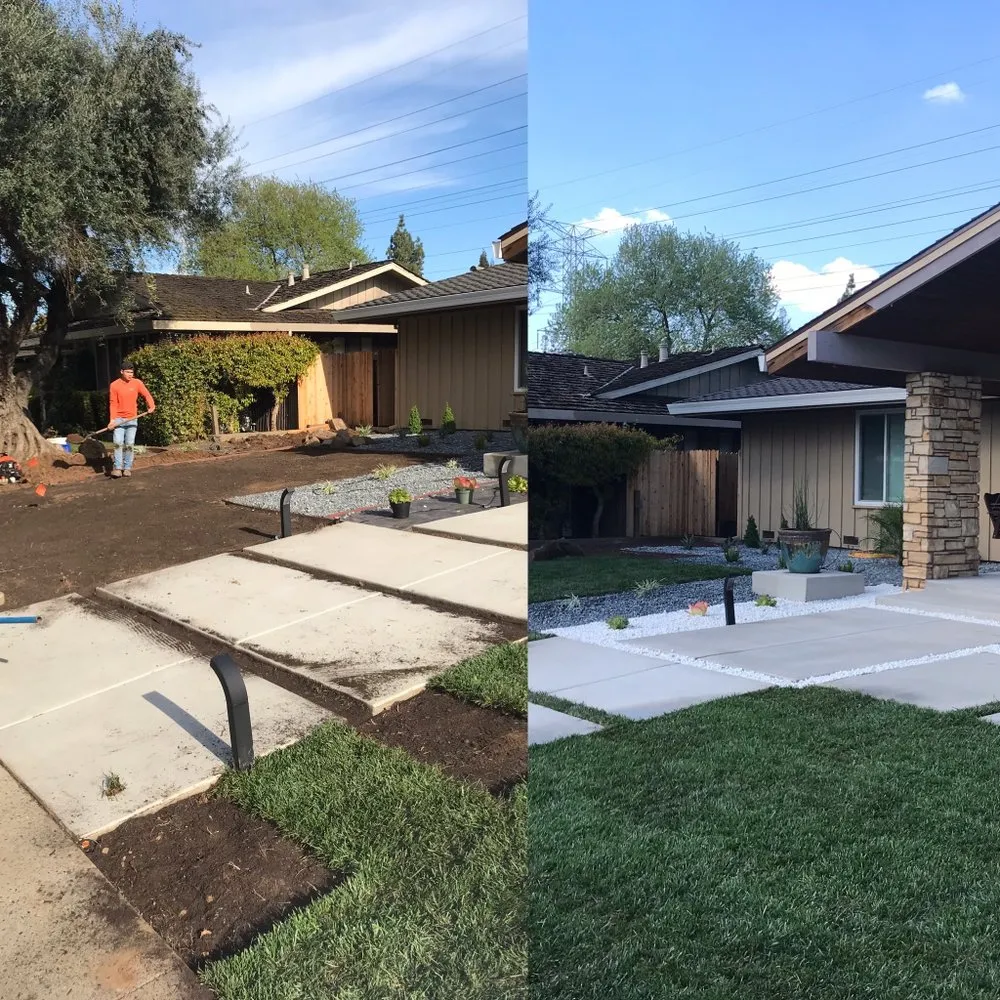 Affordable landscape installation near you in Sacramento, CA by JP Garden