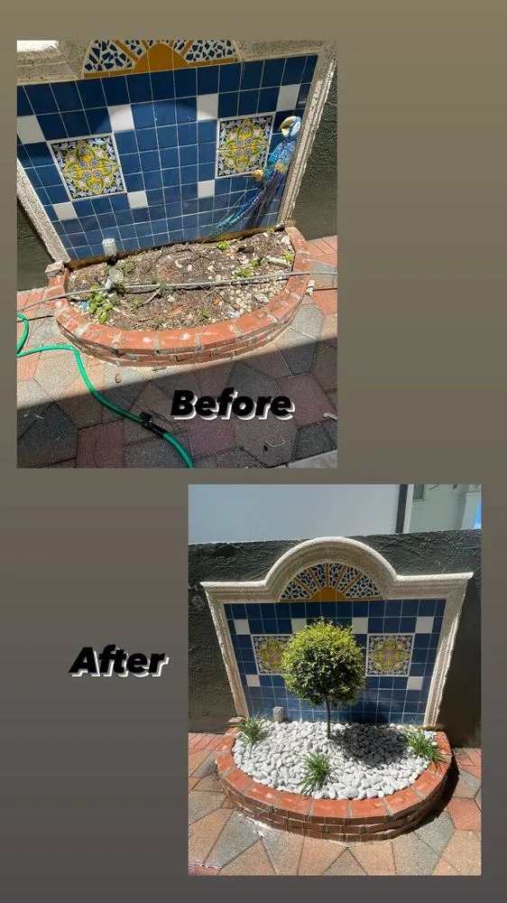 Professional garden landscaping in Hollywood, FL by JP Homes Landscaping & Designs